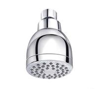 Advokingtap Pomme de douche haute pression à fixation murale fixe avec limiteur de débit amovible ABS laiton chromé pour salle de bain (1 pièce)