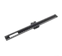 Advokingtap Règle de traçage de menuiserie de type T à double échelle sécurisée à vis moletée réglable pour le travail du bois 15,2 cm, 20,3 cm, 30,5 cm pour ingénieurs, architectes, artistes, bureau