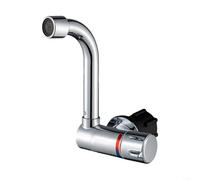 Advokingtap Robinet de cuisine à poignée unique pour camping-car, robinet de cuisine rotatif à 360 ° avec bec pliable pour chaud/froid, robinet en laiton, économie d'eau pour camping-car, remorque