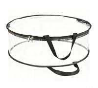 Advokingtap Sac de rangement transparent pour couronne, deux compartiments zippés, poignées en PVC transparent, protection contre la poussière, pour guirlande de Noël, verdure et décoration