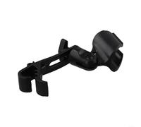 Advokingtap Support de microphone réglable pour batterie - Fixation sécurisée sur le bord du tambour - Structure antichoc - Protège l'instrument - Léger et portable - ABS - Pour musiciens