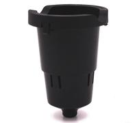 Advokingtap Support de tasse de filtre à café compatible avec dosette à portion unique, support moderne en polypropylène et acier inoxydable 304 pour la maison et le café, facile à nettoyer