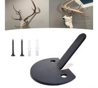 Advokingtap Support mural en métal avec tête de mort de cerf pour tableau blanc et petit trophée de gibier, installation facile sans perçage