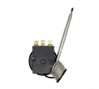 Advokingtap Thermostat mécanique réglable pour réfrigérateur avec bouton d'extension, construction ABS et métal, large compatibilité avec les appareils de refroidissement, capillaire