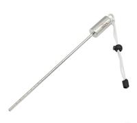 Advokingtap Tige de pointeur de plongée en acier inoxydable 316 avec hochet sous-marin et dragonne, sonde de signalisation de plongée de 31,5 cm pour les créatures pointées et la navigation sur les