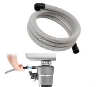 Advokingtap Tuyau d'extension de 3 m pour lave-vaisselle PE-RT coudé pour connexion externe compatible avec différents modèles de lave-vaisselle, pour cuisine