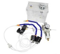 Advokingtap YS-BPV-3000 Lot de 2 pompes de pulvérisation de refroidissement 3 L avec électrovanne pour tour CNC fraiseuse perçage (220 V)