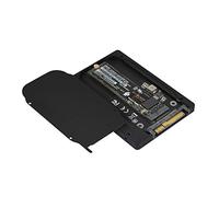 ADWITS Boîtier de Conversion SSD U.2 vers NVMe U.2 (SFF-8639) vers M.2 Key-M 6,3 cm 7 mm, Compatible avec PCIe 3.0 4.0 NVMe & AHCI SSD - Noir