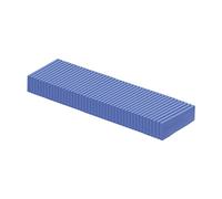 ADWITS Lot de 55 Coussinets en Silicone conducteur Thermique 20x67x3,0mm avec conductivité Thermique 6,0 W/(m⋅K), Doux et Simple à appliquer pour Le Refroidissement du chipset SSD CPU GPU LED - Bleu