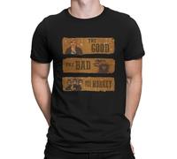ADX33GVBNU The Good The Bad The Monkey T Shirt Black 3XL