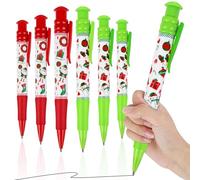 ADXCO Lot de 36 stylos à bille de Noël Jumbo pour adultes et enfants en 2 motifs assortis sur le thème de Noël pour fête de Noël, école, bureau, maison
