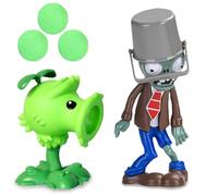 ADYEKSD Zombie Plantes Figurine Jouet, Zombie Cake Topper, Petits Pois Tireur Dieu Soleil Zombie Set Jouet, Qui Peut Être Tiré, Zombie Thème Fête Gâteau Décoration pour Enfants Anniversaire Party