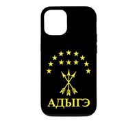 Adygea Flag Design with Yellow Stars Great Circassian Adiga Coque pour iPhone 12/12 Pro