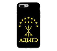 Adygea Flag Design with Yellow Stars Great Circassian Adiga Coque pour iPhone 7 Plus/8 Plus