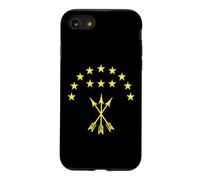 Adygea Flag Design with Yellow Stars Great Circassian Adiga Coque pour iPhone SE (2020) / 7/8