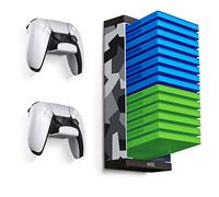 ADZ Support Mural pour Manette de Jeu - Support Mural pour Jeux vidéo PS5, PS4, PS3, Xbox One et Xbox Series X, manettes et écouteurs.