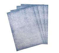 Adzif.biz Le sticker de decoration - 50 Feuilles d'Ecriture - Coloris Bleu - Format A4 - Papier 100 g - Papier Parchemin
