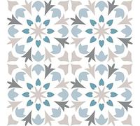 Adzif.biz Le sticker de decoration - Adhésifs pour Carreau Sol - Carrelage Adhésif mosaique - décoration de Sol pour Salle de Bain et Cuisine - Motif : MALAGA - 25x25 cm