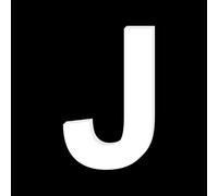 Adzif.biz Le sticker de decoration - Lettre Décorative Plexigglas Blanc. Lettrage Adhésif Plastique Plexigglas. Lettre Autocollante pour Prénom, Décoration Mariage, Enseigne