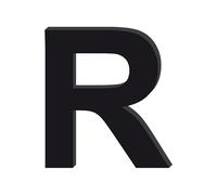 Adzif.biz Le sticker de decoration - Lettre Décorative Verre Acrylique Noir. Lettrage Adhésif Verre Synthétique. Lettre Autocollante pour Prénom, Décoration Mariage, Enseigne