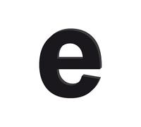 Adzif.biz Le sticker de decoration - Lettre Décorative Verre Acrylique Noir. Lettrage Adhésif Verre Synthétique. Lettre Autocollante pour Prénom, Décoration Mariage, Enseigne