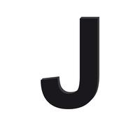 Adzif.biz Le sticker de decoration - Lettre Décorative Verre Acrylique Noir. Lettrage Adhésif Verre Synthétique. Lettre Autocollante pour Prénom, Décoration Mariage, Enseigne