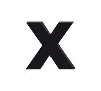 Adzif.biz Le sticker de decoration - Lettre Décorative Verre Acrylique Noir. Lettrage Adhésif Verre Synthétique. Lettre Autocollante pour Prénom, Décoration Mariage, Enseigne