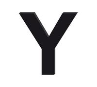 Adzif.biz Le sticker de decoration - Lettre Décorative Verre Acrylique Noir. Lettrage Adhésif Verre Synthétique. Lettre Autocollante pour Prénom, Décoration Mariage, Enseigne