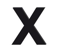 Adzif.biz Le sticker de decoration - Lettre Décorative Verre Acrylique Noir. Lettrage Adhésif Verre Synthétique. Lettre Autocollante pour Prénom, Décoration Mariage, Enseigne