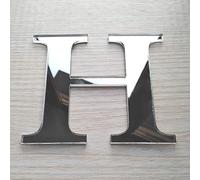 Adzif.biz Le sticker de decoration - Lettre Miroir Argent Décorative Plexigglas. Lettrage Argent Adhésif Plastique. Lettre Autocollante Prénom, Déco Mariage, Enseigne