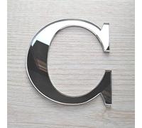 Adzif.biz Le sticker de decoration - Lettre Miroir Argent Décorative Plexigglas. Lettrage Argent Adhésif Plastique. Lettre Autocollante Prénom, Déco Mariage, Enseigne