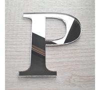 Adzif.biz Le sticker de decoration - Lettre Miroir Argent Décorative Plexigglas. Lettrage Argent Adhésif Plastique. Lettre Autocollante Prénom, Déco Mariage, Enseigne