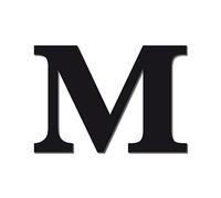 Adzif.biz Le sticker de decoration - Lettres Aluminium pour enseigne couleur noir police Baskerville épaisseur 3mm. Lettres géantes à fixer