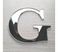 Adzif.biz Le sticker de decoration - Lettres Miroir Adhésif - Lettre G - Hauteur 10 cm - Initiale Autocollante - Alphabet miroir - Décoration Plexi Miroir - Alphabet 26 Lettres