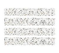 Adzif.biz Le sticker de decoration - Lot de 4 contremarches Effet béton et terrazzo, Stickers Effet béton/terrazzo pour escalier