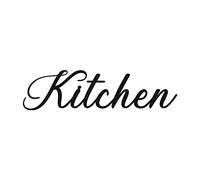 Adzif.biz Le sticker de decoration - Mot Décoratif - Cuisine, Dressing, Welcome, Home... Décoration Murale Lettrage Relief. Mot Géant 3D Plexi Noir 27, 57ou 80 cm