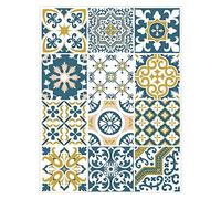 Adzif.biz Le sticker de decoration - PLANCHE IMITATION CARREAUX DE CIMENT MOUSTMONKEY (CIM0063)