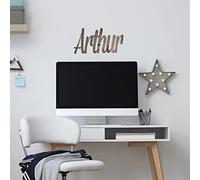 Adzif.biz Le sticker de decoration Prénom Argent Miroir Plexiglass. Mot Argent plexi Miroir. Décoration Anniversaire Personnalisée Prénom, Mariage. Prénom Porte Chambre