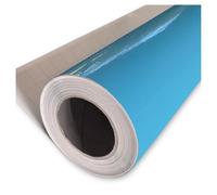 Adzif.biz Le sticker de decoration - Rouleau adhésif Bleu Pâle aspect brillant 61,5 cm x 5 m, vinyl autocollant multi usage vendu au mètre, adhésif de décoration au mètre