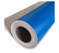 Adzif.biz Le sticker de decoration - ROULEAU ADHÉSIF BLEU PARADIS ASPECT MAT 61,5 CM X 5M. VINYL AUTOCOLLANT MULTI USAGE VENDU AU MÈTRE. ADHÉSIF DE DÉCORATION AU MÈTRE