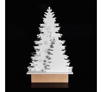 Adzif.biz Le sticker de decoration - Sapin de Noël Lumineux, décoration de Table Sapin de noël 3D LED