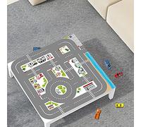 Adzif.biz Le sticker de decoration - Sticker Adhésif de Décoration Pour Table Basse Ikea Modèle Lack - City - Dimensions 90 x 55 cm