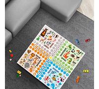 Adzif.biz Le sticker de decoration - Sticker Adhésif de Décoration Pour Table Basse Ikea Modèle Lack - Jeux de Dada - Dimensions 55 x 55 cm