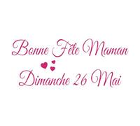Adzif.biz Le sticker de decoration - Sticker Personnalisable Vitrine Fête Des Mères, Sticker Commerçant Décoration Vitrine Fête Des Mamans