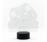 Adzif.biz Le sticker de decoration Veilleuse Gamer Personnalisable. Veilleuse Manette Jeu vidéo. Décoration Chambre Gamer. Lampe Gaming Personnalisable. Lumière d'ambiance Gamer Adolescent