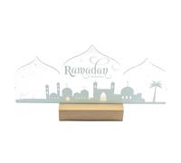 Adzif.biz Le sticker de decoration - Veilleuse Ramadan Gravures Orientales - Veilleuse Aïd Symboles Islamiques - Centre de Table Ramadan