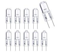ADZJOY Ampoules halogènes à 2 Broches G6.35 12V, Lampe en Cristal, Broche de projecteur, Ampoule sans Ombre, 10 pièces(G6.35 12V 35W)