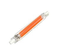 ADZJOY Couleur Rouge, Vert, Bleu, Haute luminosité, R7S COB 78 mm, Tube à Double extrémité 118 mm, Projecteur, Source Lumineuse, Lampe Horizontale(Red,78mm 10W 220V)