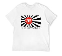 Ae Racing Performance Logo Men's Grey T-Shirt Size S to 3XL White M