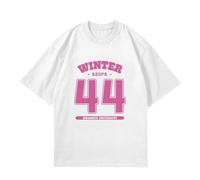AE Souvenir T-Shirts NINGNING GI.Selle KA.RINA Winter Concerts K-Pop T-Shirts Unisexes for Les Fans(Winter-White,S)